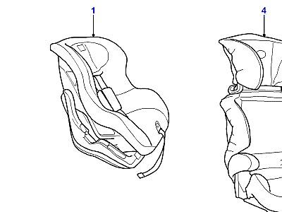 A01025 CHILD SEATS  Defender (L316)