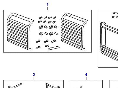 A01045 LAMP GUARDS  Defender (L316)
