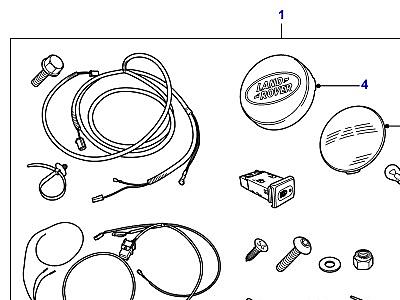 A01046 DRIVING LAMPS - ACCESSORY  Defender (L316)