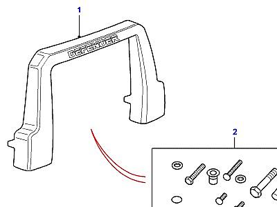 A01075 NUDGE BARS  Defender (L316)
