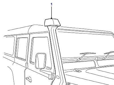 A01080 ПРИПОДНЯТЫЙ БЛОК ВОЗДУХОЗАБОРА  Defender (L316)