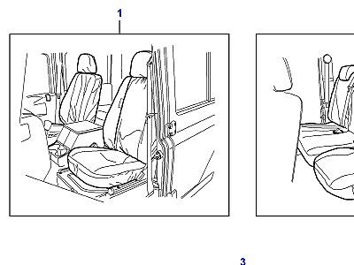 A01110 SEAT COVERS-INTERIOR PROTECTION  Defender (L316)