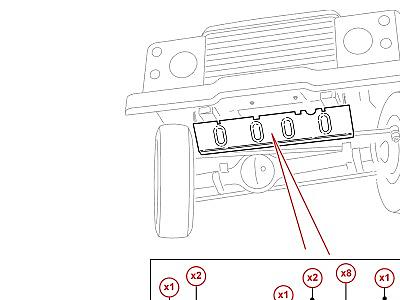 A01125 SUMP GUARD  Defender (L316)