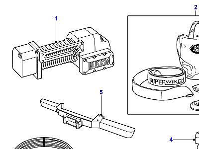 A01175 WINCH В СБОРЕ  Defender (L316)