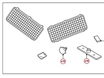 A01215 WINDOW GUARDS  Defender (L316)