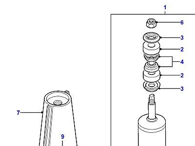 B03015 SHOCK ABSORBERS & SPRINGS  Defender (L316)