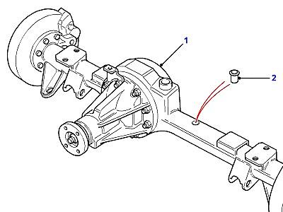 B05005 REAR AXLE В СБОРЕ  Defender (L316)