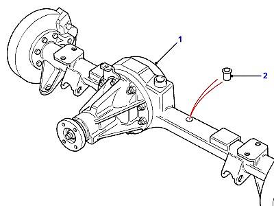 B05010 REAR AXLE В СБОРЕ  Defender (L316)