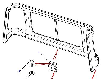 C01040 CAB BODY PANEL FIXINGS  Defender (L316)