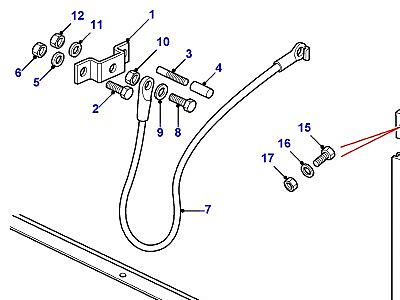 C01050 CABLE-REAR BODY TAILGATE  Defender (L316)