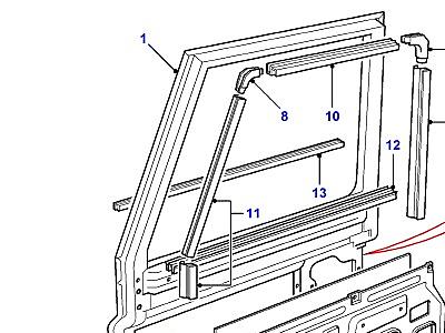 C01090 FRONT DOOR В СБОРЕ  Defender (L316)