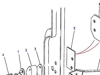C01110 FRONT DOOR LATCH STRIKER  Defender (L316)