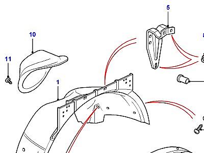 C01120 КОЛЕСНАЯ АРКА И КРОМКА  Defender (L316)