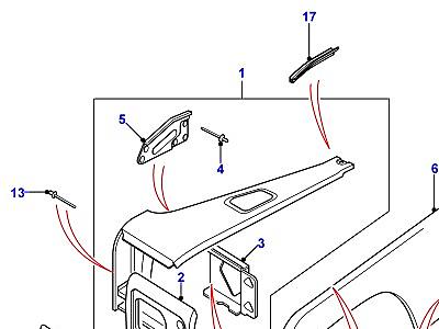 C01125 FRONT WING В СБОРЕ  Defender (L316)