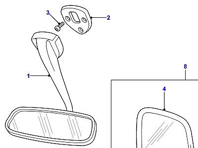 C01200 MIRRORS-INTERIOR & EXTERIOR  Defender (L316)
