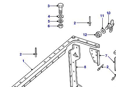 C01210 CAPPINGS - REAR BODY  Defender (L316)