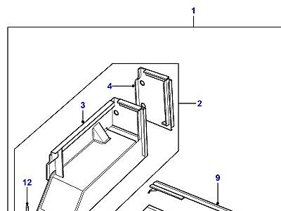 C01270 REAR BODY LOWER  Defender (L316)
