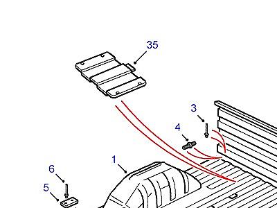 C01280 REAR BODY LOWER - FLOOR & BULKHEAD  Defender (L316)
