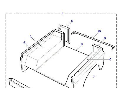 C01300 REAR BODY LOWER - LESS BULKHEAD  Defender (L316)