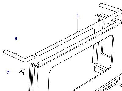 C01315 REAR BODY UPPER  Defender (L316)