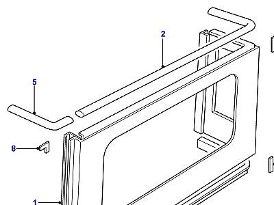 C01320 REAR BODY UPPER  Defender (L316)