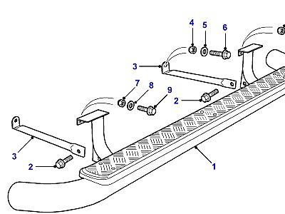 C01412 SIDE RUNNER  Defender (L316)