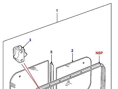 C01420 SIDE WINDOW - SLIDING  Defender (L316)