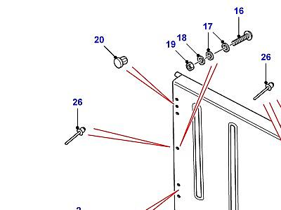 C01460 TAILBOARD В СБОРЕ LOWER-SIDE HINGED  Defender (L316)