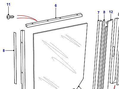 C01475 WINDOW REGULATOR В СБОРЕ -REAR SIDE DOOR  Defender (L316)