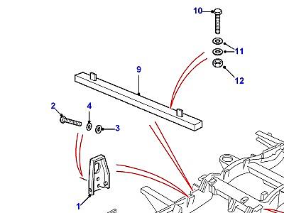 C02005 CHASSIS FITTINGS  Defender (L316)