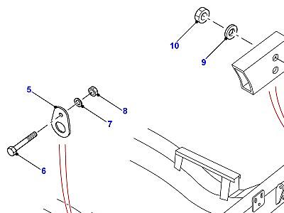C02025 LIFTING HANDLE & LASHING RING  Defender (L316)