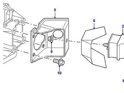 C02030 ОПОРА КОРОБКИ ПЕРЕДАЧ  Defender (L316)