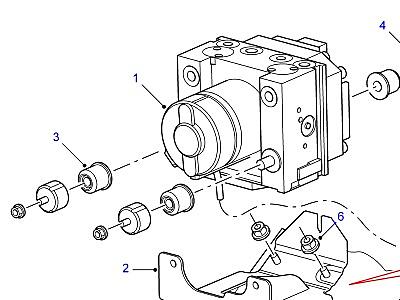 E01005 ABS MODULATOR  Defender (L316)