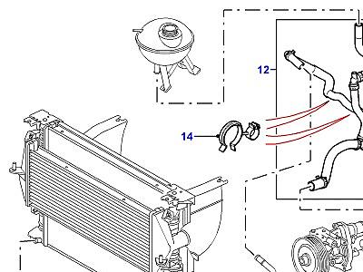 F02015 RADIATOR HOSES  Defender (L316)