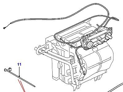 F03025 ОРГАНЫ УПРАВЛЕНИЯ ОТОПИТЕЛЕМ И КОНДИЦИОНЕРОМ  Defender (L316)
