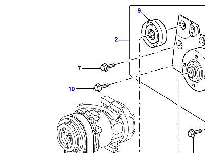 G07011 ШКИВЫ И ПРИВОДНЫЕ РЕМНИ  Defender (L316)
