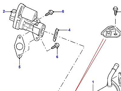 I01010 РЕЦИРКУЛЯЦИЯ ОТРАБОТАВШИХ ГАЗОВ  Defender (L316)