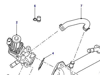 I01011 РЕЦИРКУЛЯЦИЯ ОТРАБОТАВШИХ ГАЗОВ  Defender (L316)