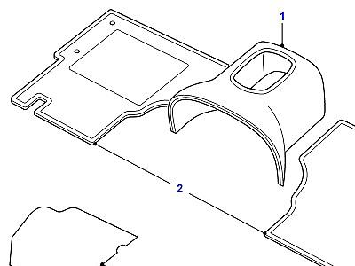 K01010 CARPETS - FRONT FLOOR  Defender (L316)