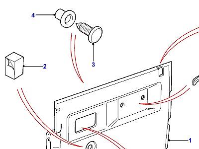 K01050 FRONT DOOR CASING  Defender (L316)