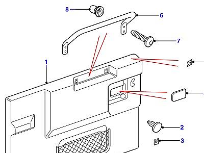 K01060 REAR END DOOR CASING  Defender (L316)