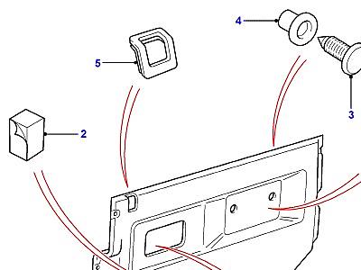 K01065 REAR SIDE DOOR CASING  Defender (L316)