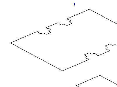 K01095 RUBBER MATS - REAR FLOOR  Defender (L316)