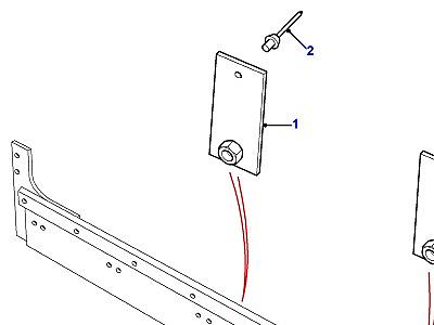 N01020 FRONT SEATS-CAB BASE ANCHORAGE-STATION WAGON  Defender (L316)