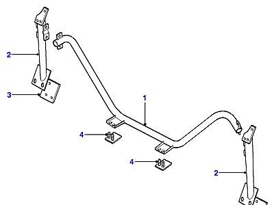 N01055 ANCHORAGE - REAR SEATS  Defender (L316)