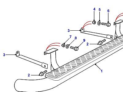 O01095 SIDE RUNNERS  Defender (L316)