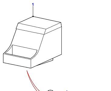 O04015 CUBBY BOX  Defender (L316)