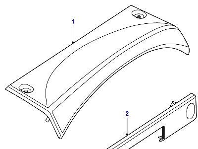 O05030 COWL INSTRUMENT BINNACLE  Defender (L316)
