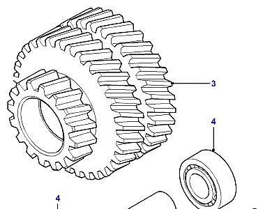 R01045 INTERMEDIATE SHAFT  Defender (L316)