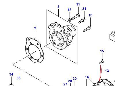 R01050 MAIN CASING  Defender (L316)